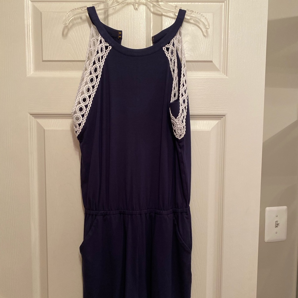 NWT Lilly Pulitzer Navy Romper